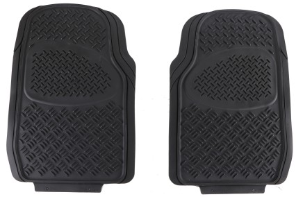 Alfombrillas de goma universales para coche CAR MAT UNI SET 1, delantero, 2 piezas