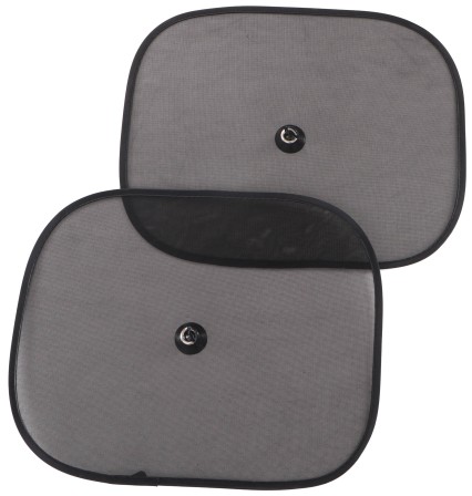 Parasol lateral con ventosas CAR SUNSHADE SET 7, 44 x 36 cm, 2 piezas