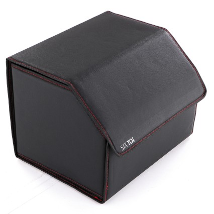 Organizador de maletero CAR COMPACT LEATHER M, 1 compartimento, plegable, con tapa SIXTOL