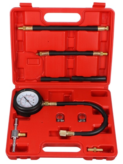 Kit de prueba de presión para motores de gasolina MECHANIC ENGINE TESTER 10, 0-7 bar, 10 piezas