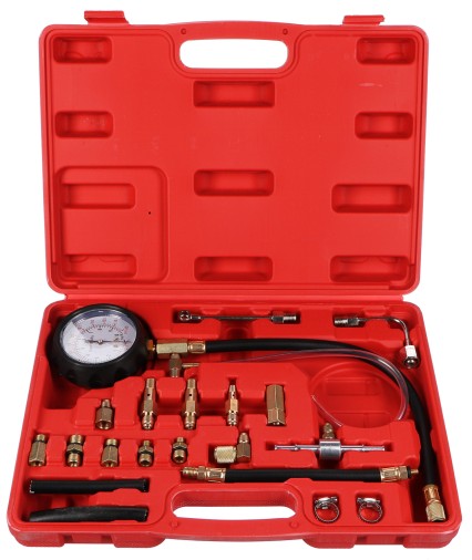 Kit de prueba de presión para motores de gasolina MECHANIC ENGINE TESTER 20, 0-10 bar, 20 piezas