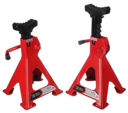 Soporte de gato de coche MECHANIC CAR STAND PRO 2T, 2 piezas