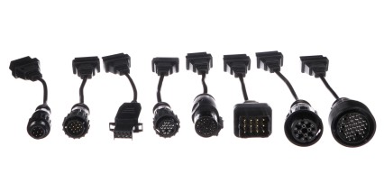 Juego completo de adaptadores OBD-II para camiones MECHANIC CABLE SET 2, 8 piezas