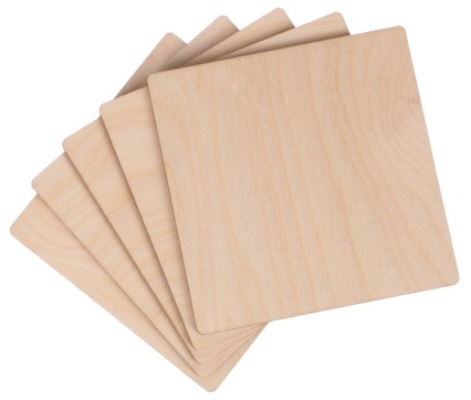 Bloques de madera para manualidades CREATIVE WOOD SET 5, 10 x 10 cm