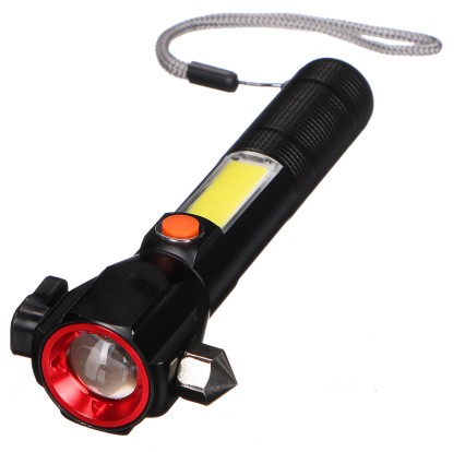 Luz de seguridad para coche con imán CAR LAMP SAFETY, 300 lm, COB LED, USB