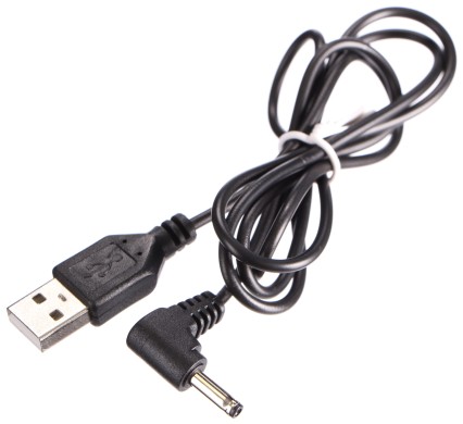 Cable de alimentación USB de repuesto Jack DC 3.5x1.35 mm para difusores Flor y Bola