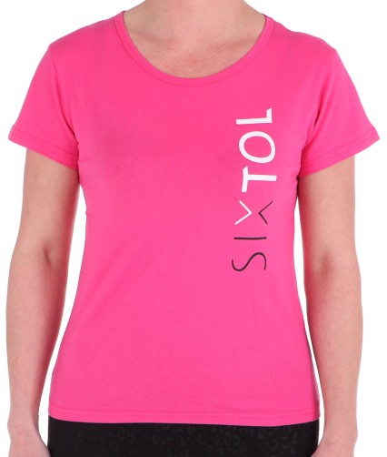 Camiseta para mujer T-SHIRT, rosa, talla S, 100% algodón