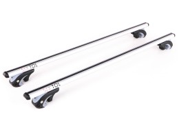 Barras transversales de aluminio para techo con cerradura ROOF RACK 120 cm, capacidad de 90 kg