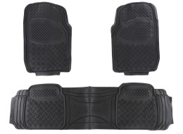 Alfombrillas de goma universales para coche CAR MAT UNI SET 2, completo, 3 piezas