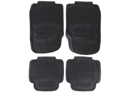 Alfombrillas de goma universales para coche CAR MAT UNI SET 3, completo, 4 piezas