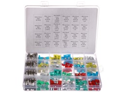 Juego de fusibles automotrices y de vidrio MECHANIC FUSE SET 215