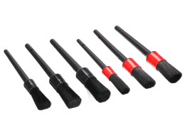 Juego de cepillos de precisión para limpieza de coche CAR DETAILING BRUSH 6, 6 piezas