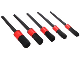 Juego de cepillos suaves de precisión para limpieza de coche CAR DETAILING BRUSH 5 SOFT, 5 piezas