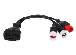 Adaptador OBD-II de 3 pines/4 pines/6 pines para motocicletas Yamaha y Honda MECHANIC CABLE 23