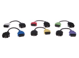 Juego completo de adaptadores FiatECUScan OBD-II para coches MECHANIC CABLE SET 3, 6 piezas