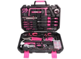 Juego de herramientas HOME PINK 128