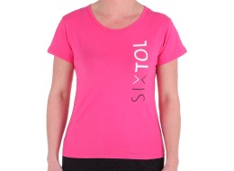 Camiseta para mujer T-SHIRT, rosa, talla S, 100% algodón